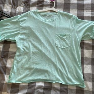 Green tee shirt